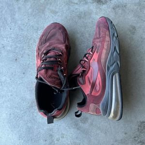 Nike Air Max 270 React CI3866-600 Gym Red Black Team Red Men's Size 8.5